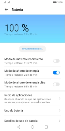 Pulsa la tecla de inicio para terminar y regresar a la pantalla de inicio.