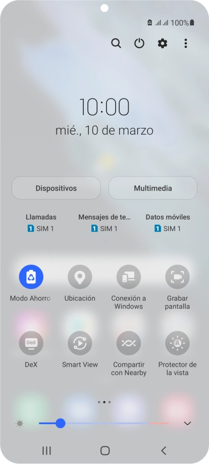 Pulsa la tecla de inicio para terminar y regresar a la pantalla de inicio.