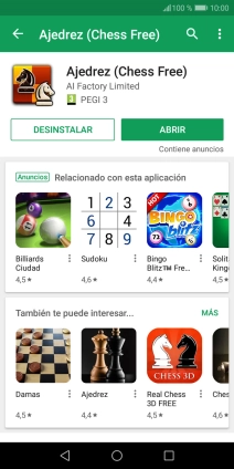 Pulsa la tecla de inicio para terminar y regresar a la pantalla de inicio.