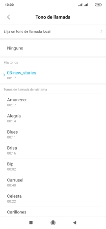 Pulsa la tecla de inicio para terminar y regresar a la pantalla de inicio.