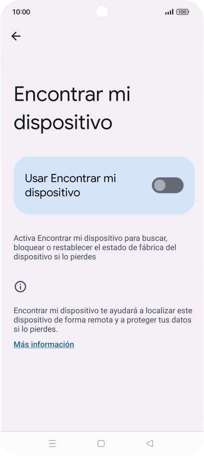 Pulsa el indicador junto a 
