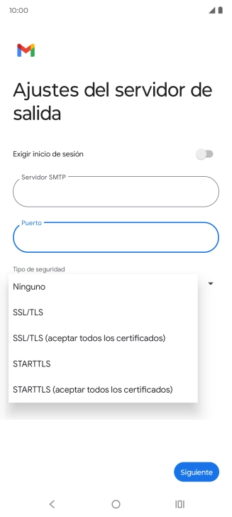 Pulsa SSL/TLS.