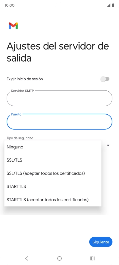 Pulsa SSL/TLS.