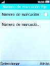 Selecciona Número de marcación fija.