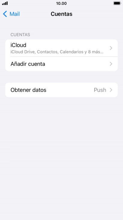 Pulsa Añadir cuenta.