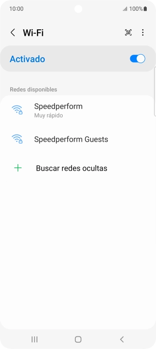 Pulsa la red wifi deseada.