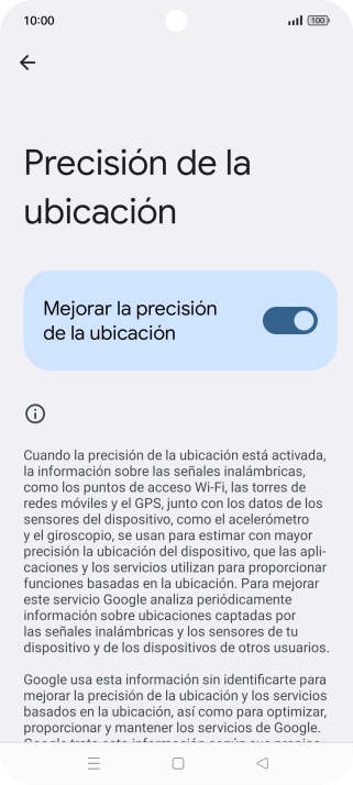 Si pulsas el indicador junto a 