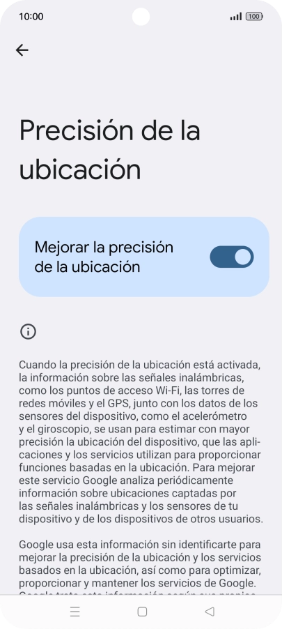 Si pulsas el indicador junto a 