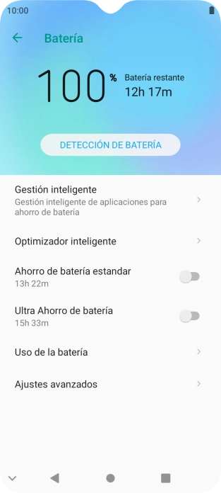 Pulsa el indicador junto a 