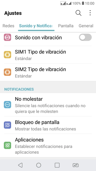 Pulsa Aplicaciones.