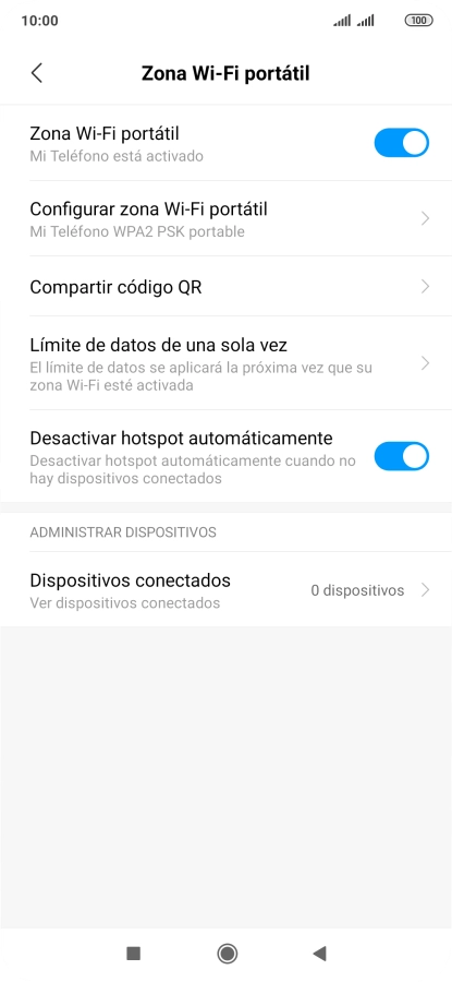 Pulsa la tecla de inicio para terminar y regresar a la pantalla de inicio.