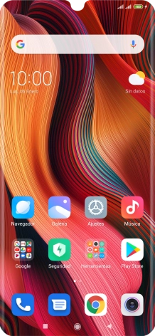 Cuando el icono de carga de batería aparece en la pantalla, el teléfono se está cargando.