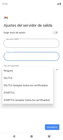 Pulsa SSL/TLS.