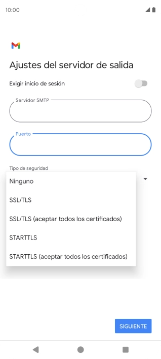 Pulsa SSL/TLS.