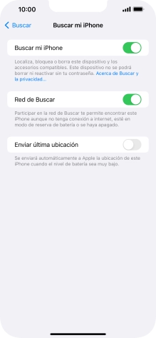Pulsa el indicador junto a 