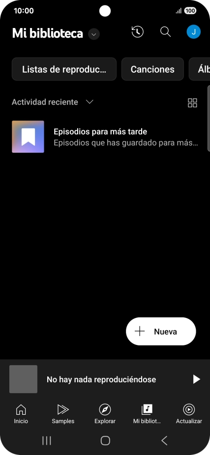 Pulsa la lista desplegable.