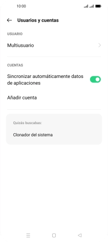Pulsa Añadir cuenta.