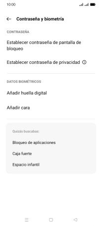 Pulsa Añadir huella digital.