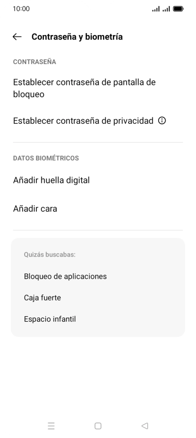 Pulsa Añadir huella digital.
