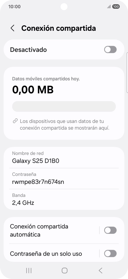 Pulsa Nombre de red.