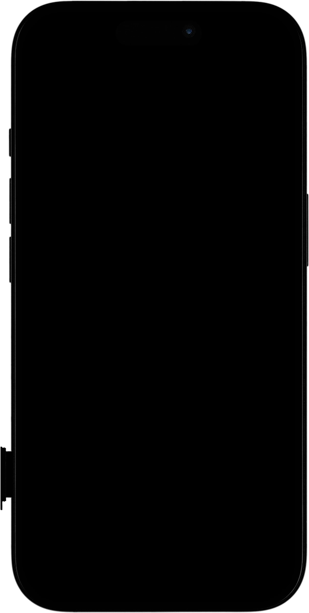 Retira el contenedor de la tarjeta SIM del teléfono.
