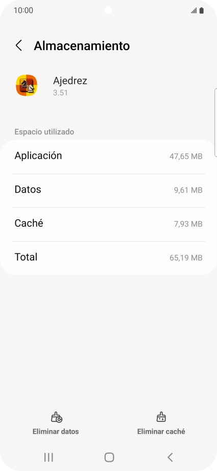 Pulsa Eliminar caché.