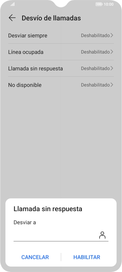 Introduce +34600132000 y pulsa HABILITAR.