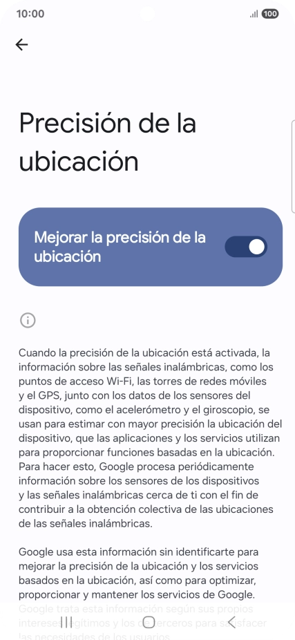 Si pulsas el indicador junto a 