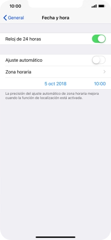 Pulsa el indicador junto a 
