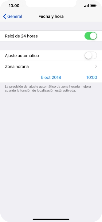 Pulsa el indicador junto a 