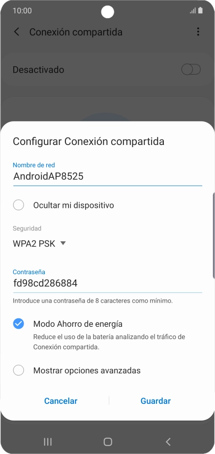 Pulsa en el campo bajo 