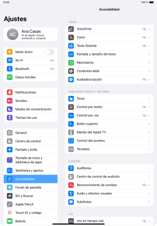 Pulsa una categoría bajo 