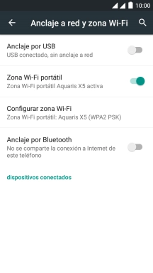 Pulsa la tecla de inicio para terminar y regresar a la pantalla de inicio.
