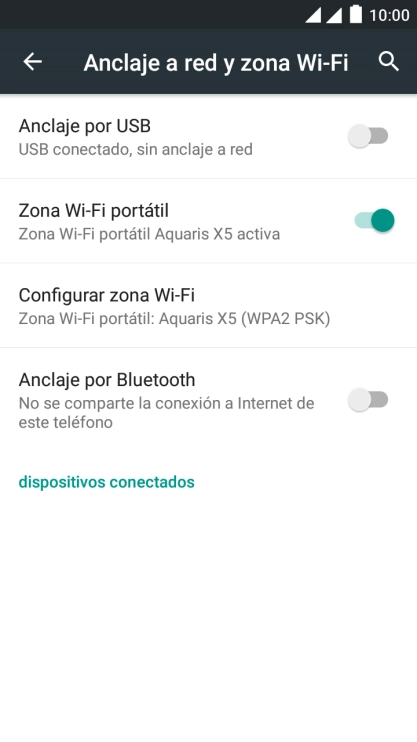 Pulsa la tecla de inicio para terminar y regresar a la pantalla de inicio.