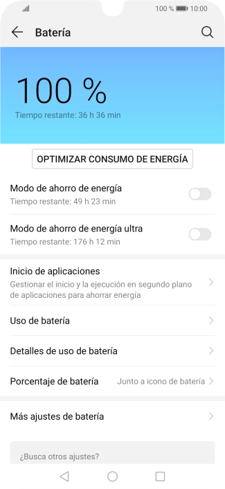 Pulsa el indicador junto al ajuste deseado para activar la función.