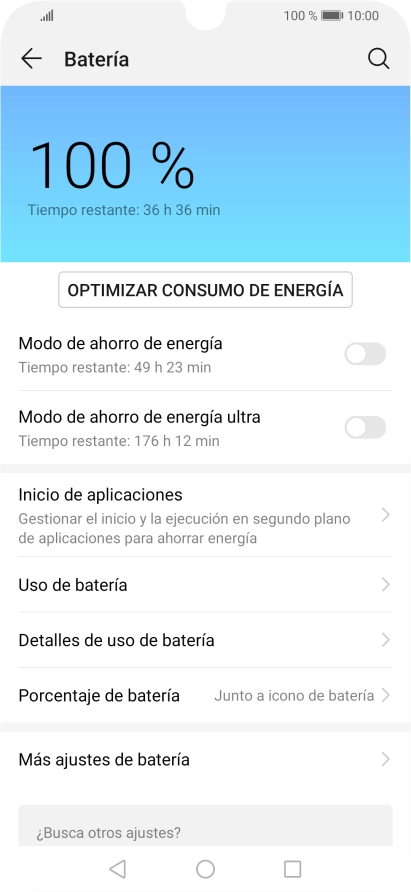 Pulsa el indicador junto al ajuste deseado para activar la función.