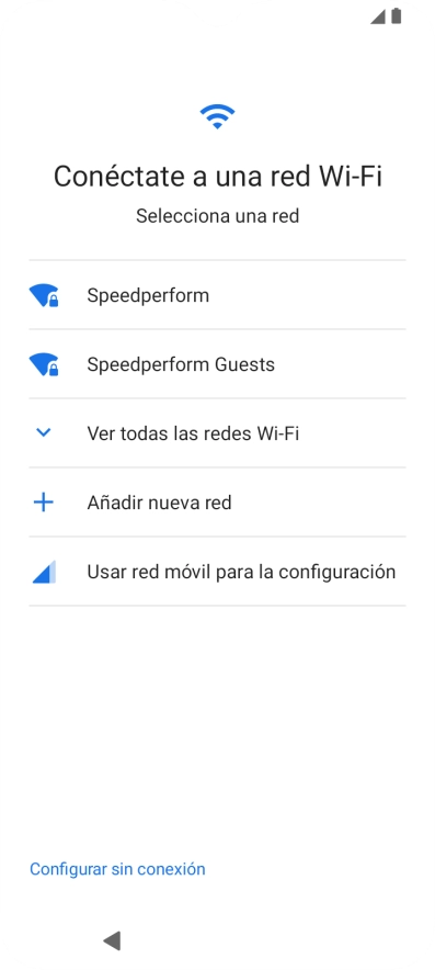 Pulsa la red wifi deseada.