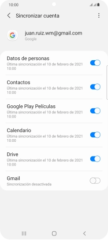 Pulsa la tecla de inicio para terminar y regresar a la pantalla de inicio.