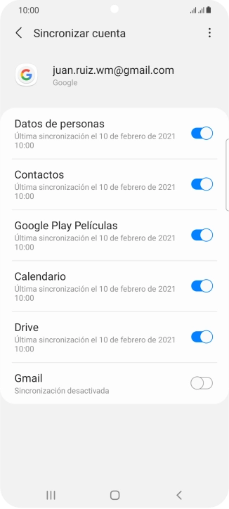 Pulsa la tecla de inicio para terminar y regresar a la pantalla de inicio.