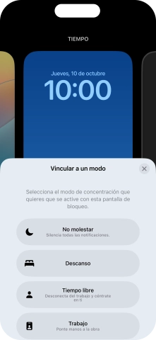 Pulsa un modo de concentración.