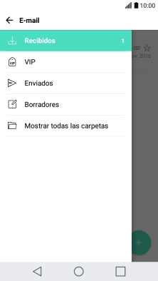 Pulsa Recibidos bajo la cuenta de correo electrónico deseada.