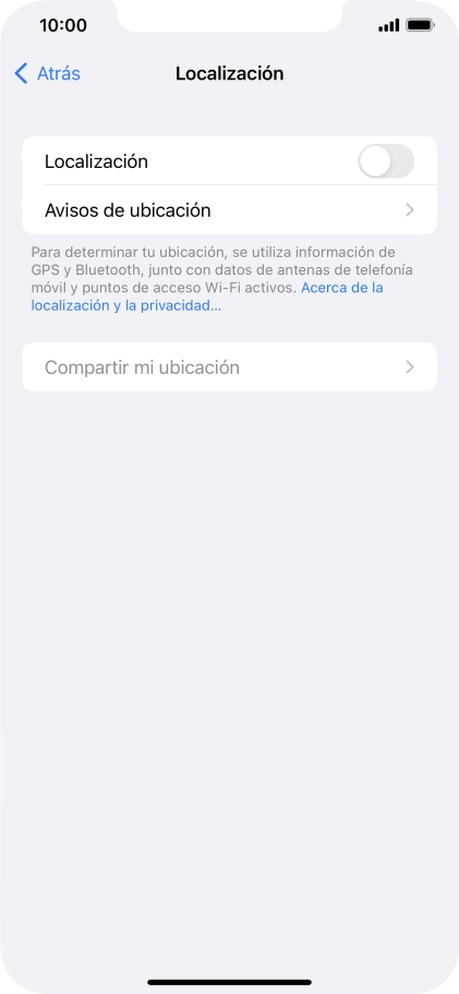 Pulsa el indicador junto a 
