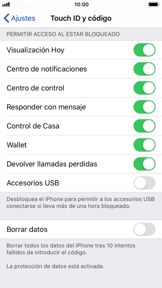 Pulsa el indicador junto a 