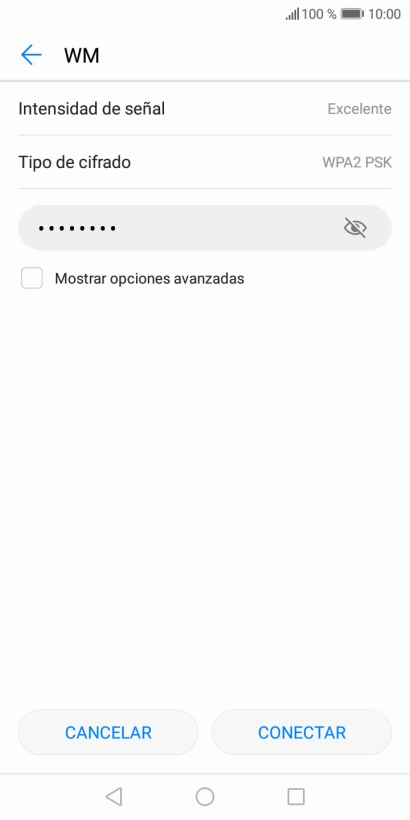 Pulsa CONECTAR.