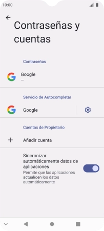 Pulsa Añadir cuenta.