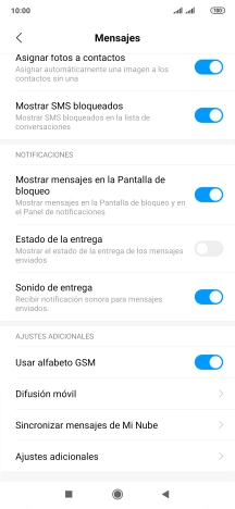 Pulsa Ajustes adicionales.