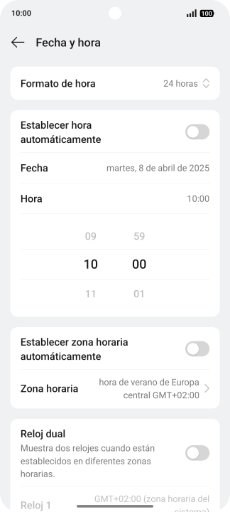 Pulsa el indicador junto a 