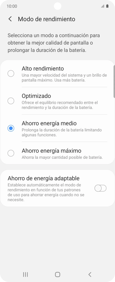 Pulsa la tecla de inicio para terminar y regresar a la pantalla de inicio.