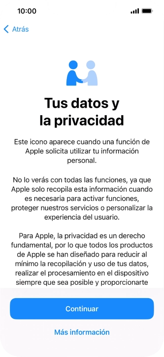 Pulsa Continuar.