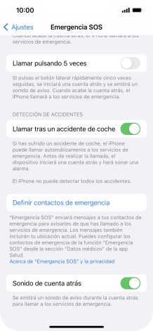 Pulsa el indicador junto a 